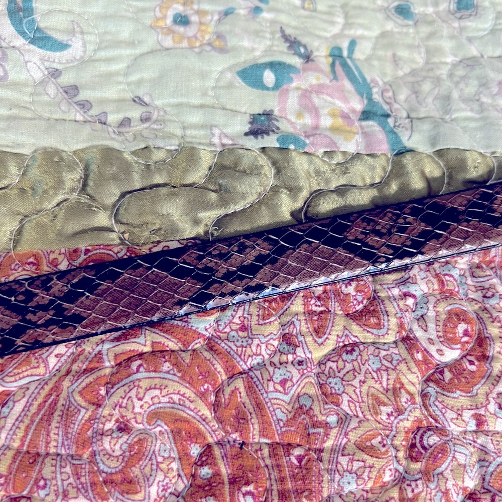 Genuine snakeskin belt 38”